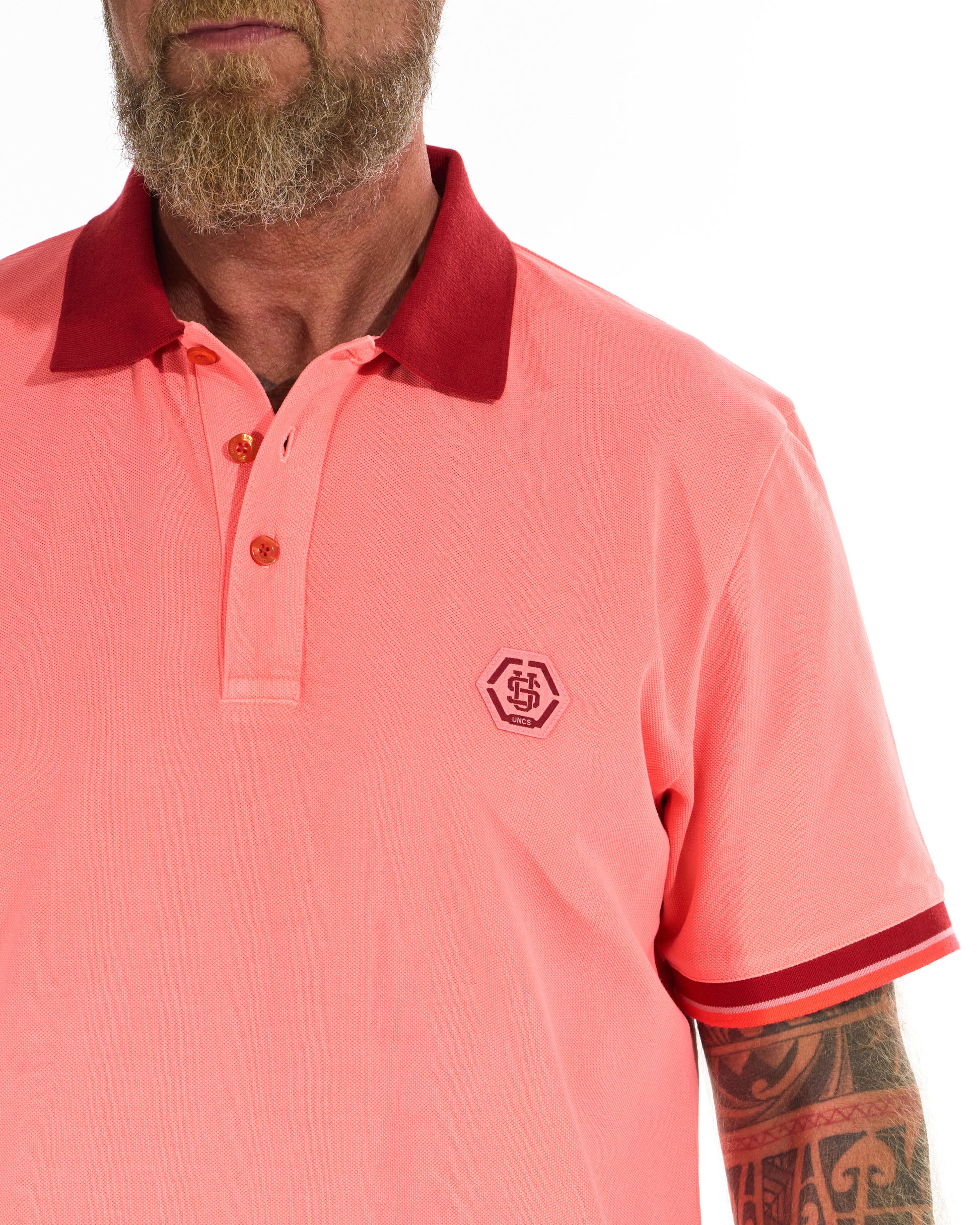 Pánske polo BRENDON II NEON RED