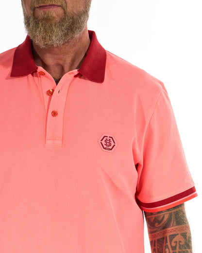 Pánske polo BRENDON II NEON RED