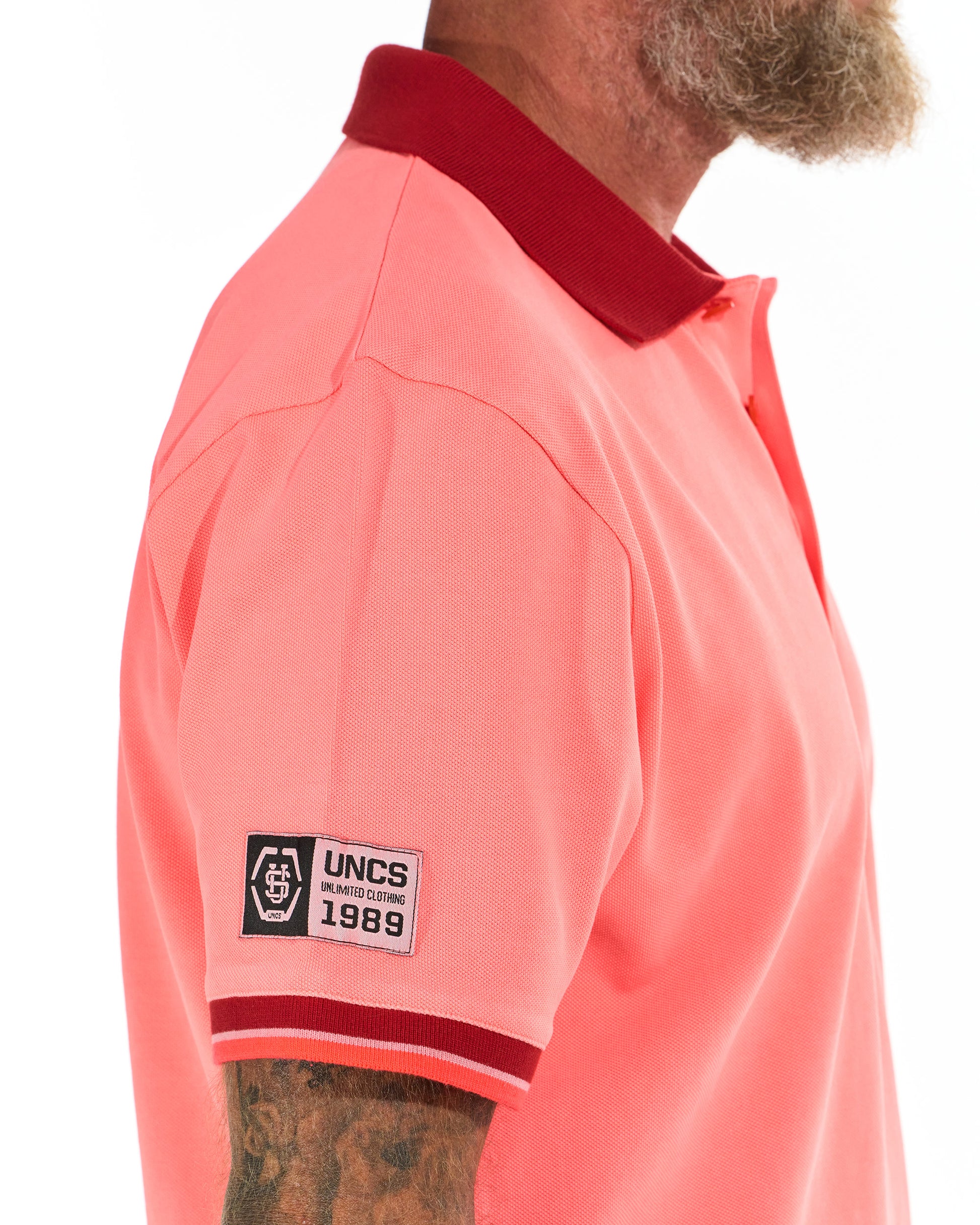 Pánske polo BRENDON II NEON RED