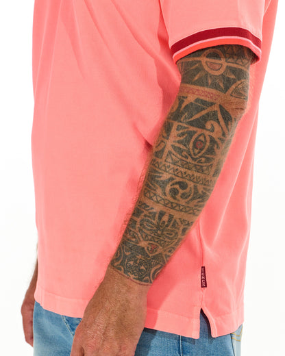 Pánske polo BRENDON II NEON RED