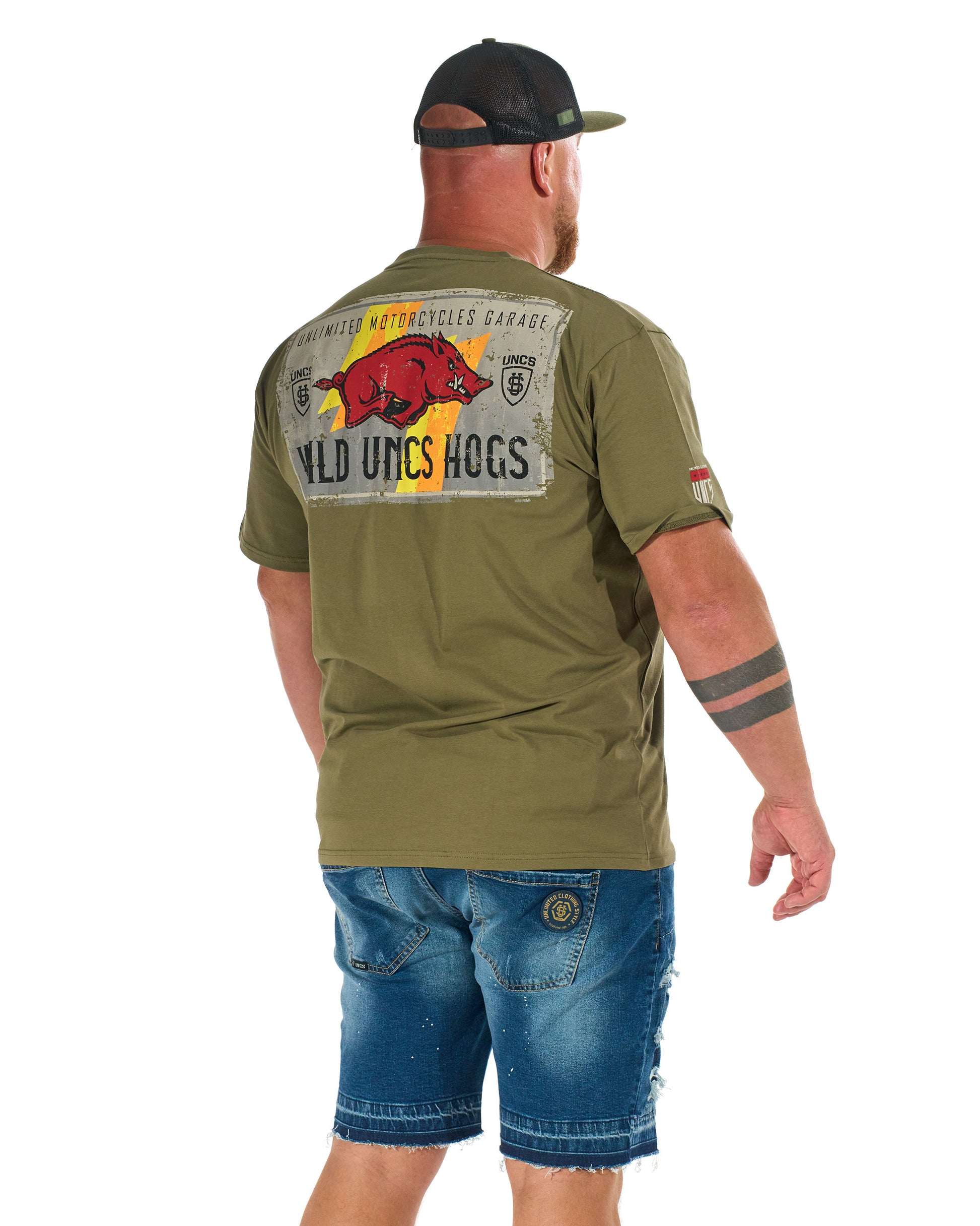Pánske tričko WILD HOGS KHAKI