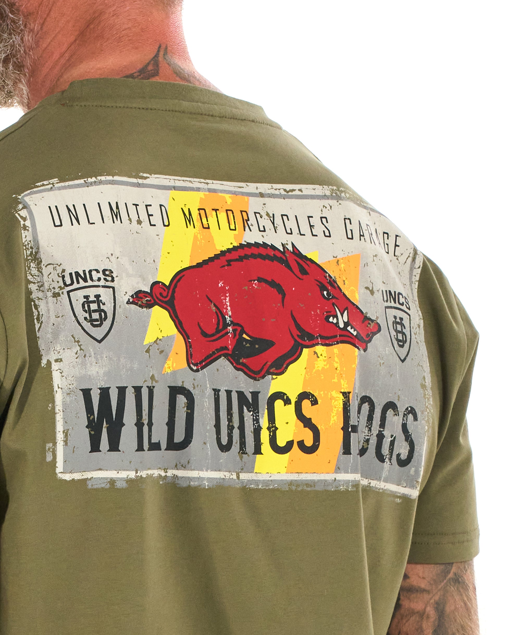 Pánske tričko WILD HOGS KHAKI