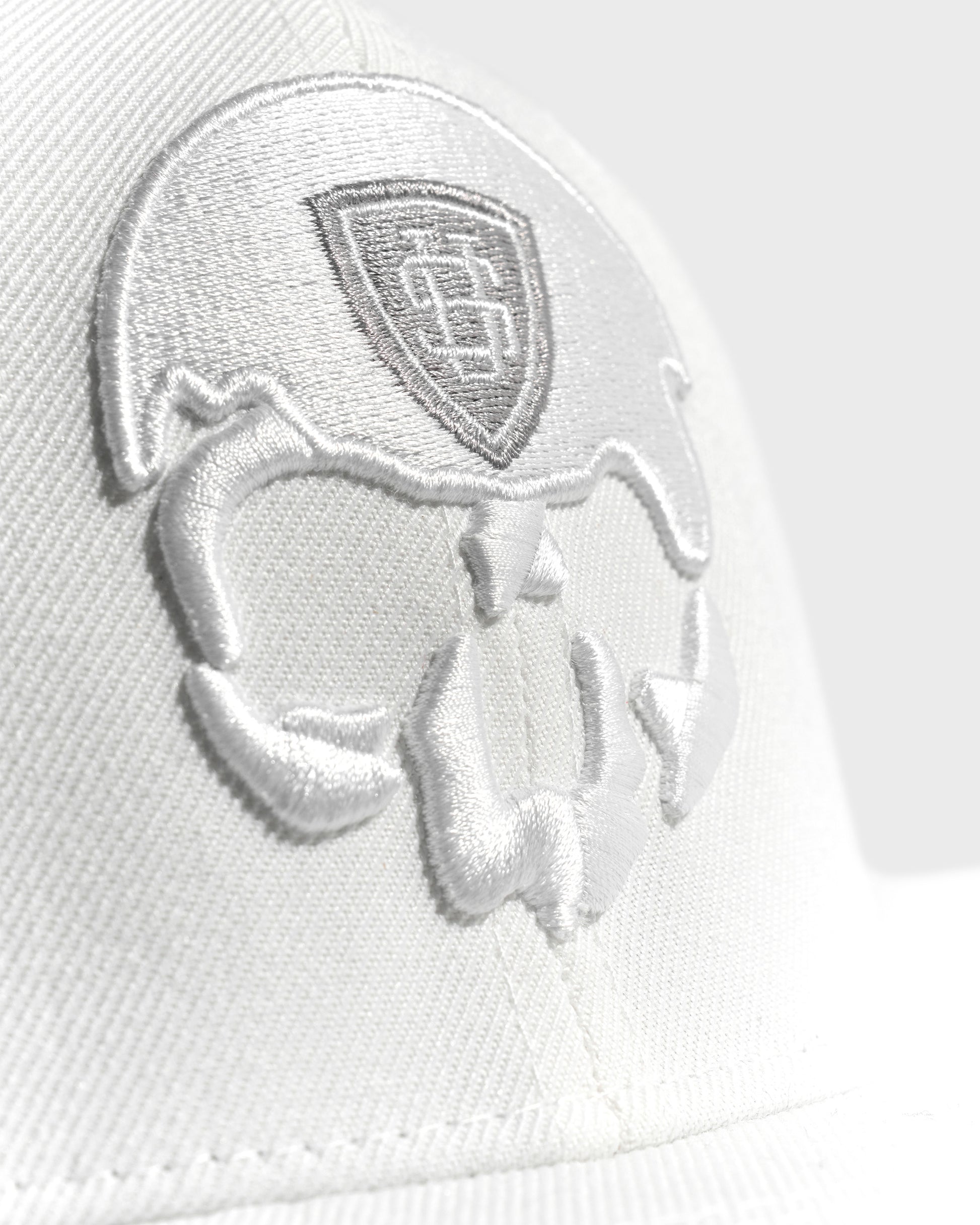 Pánska šiltovka SKULL WHITE