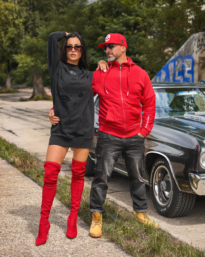 Pánska šiltovka SKULL RED