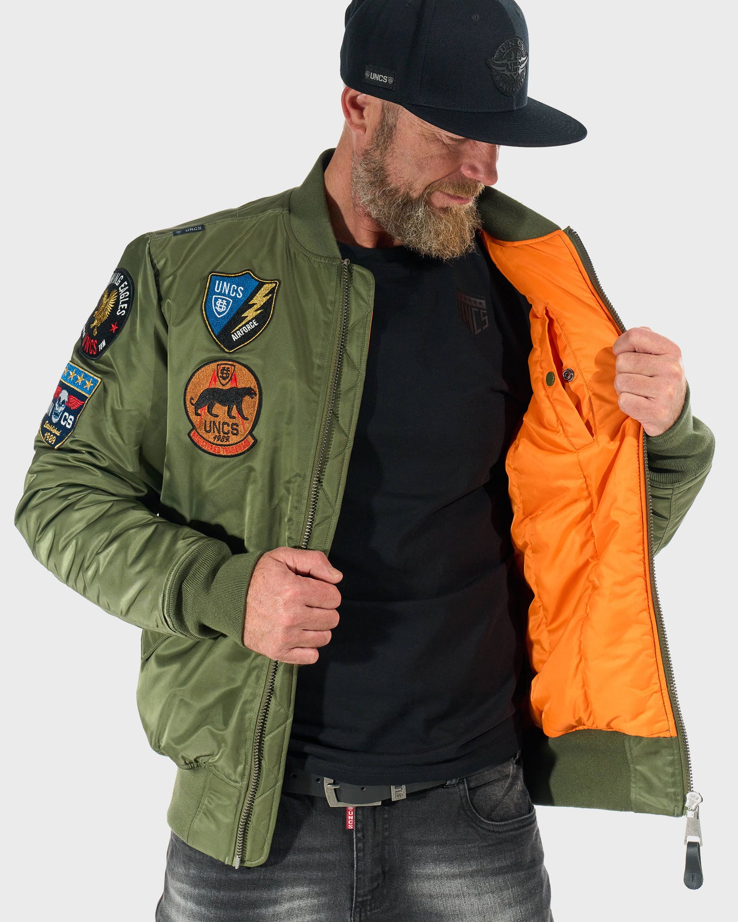 Pánska bunda FORCE KHAKI