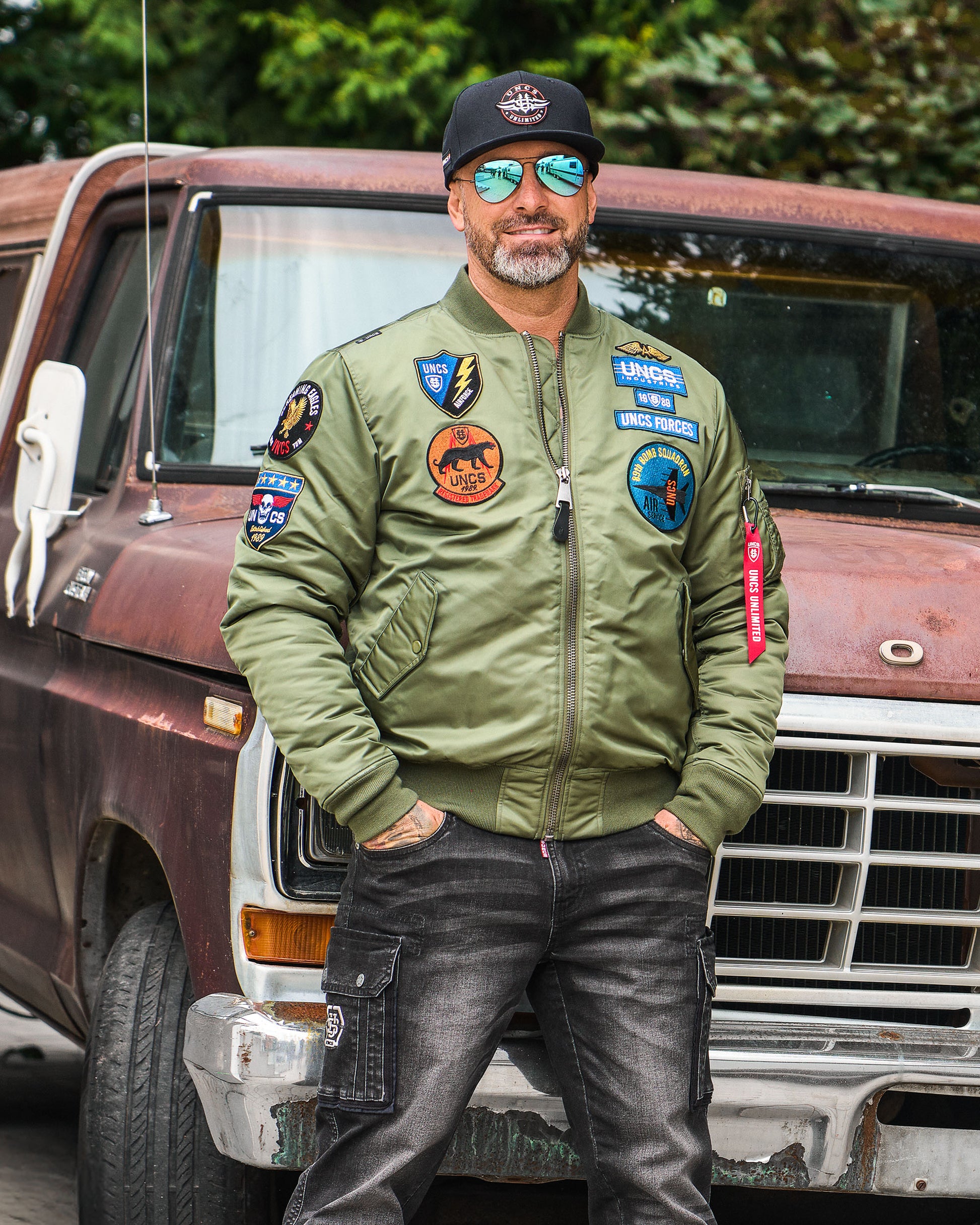 Pánska bunda FORCE KHAKI