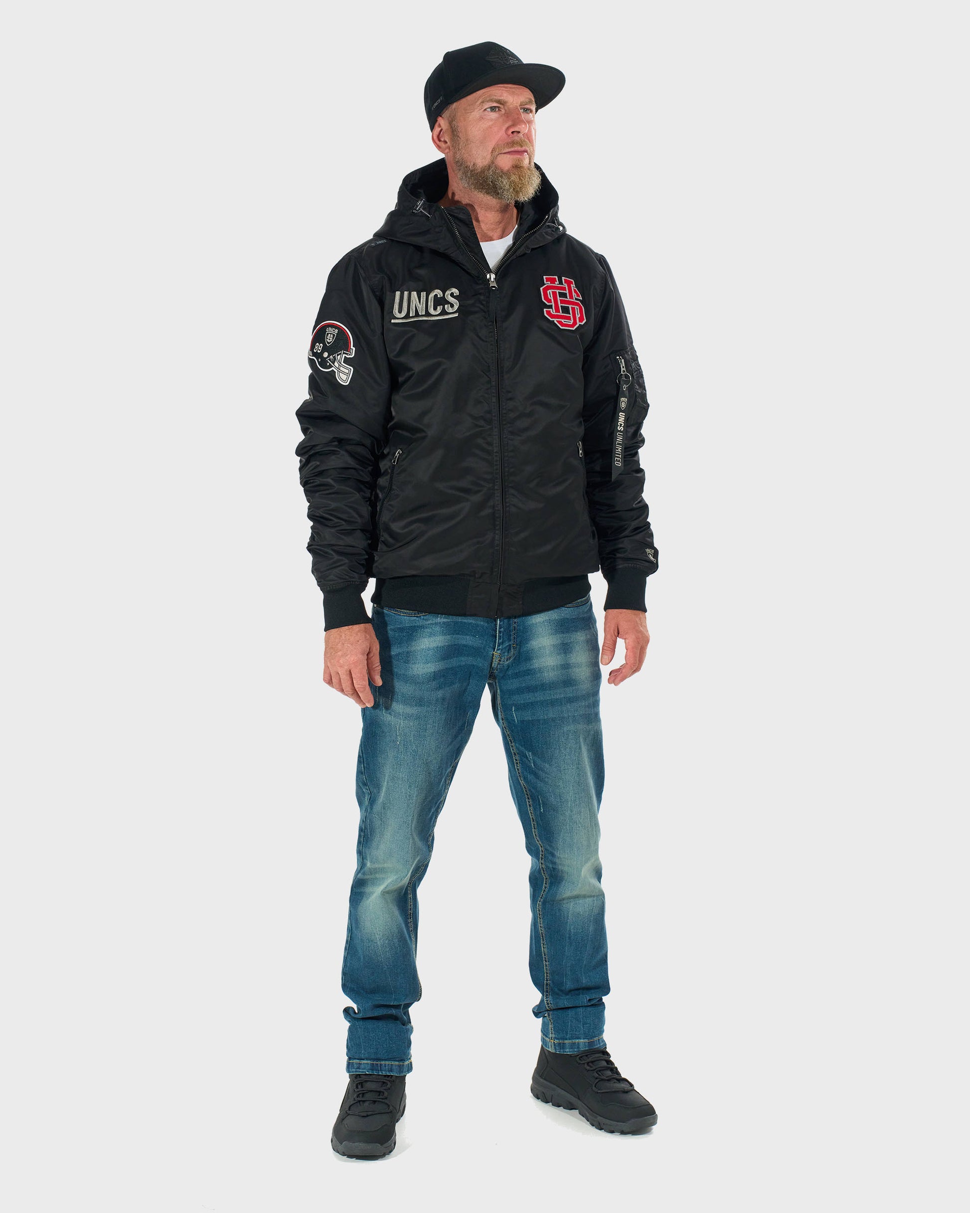 Pánska bunda HELMET BLACK