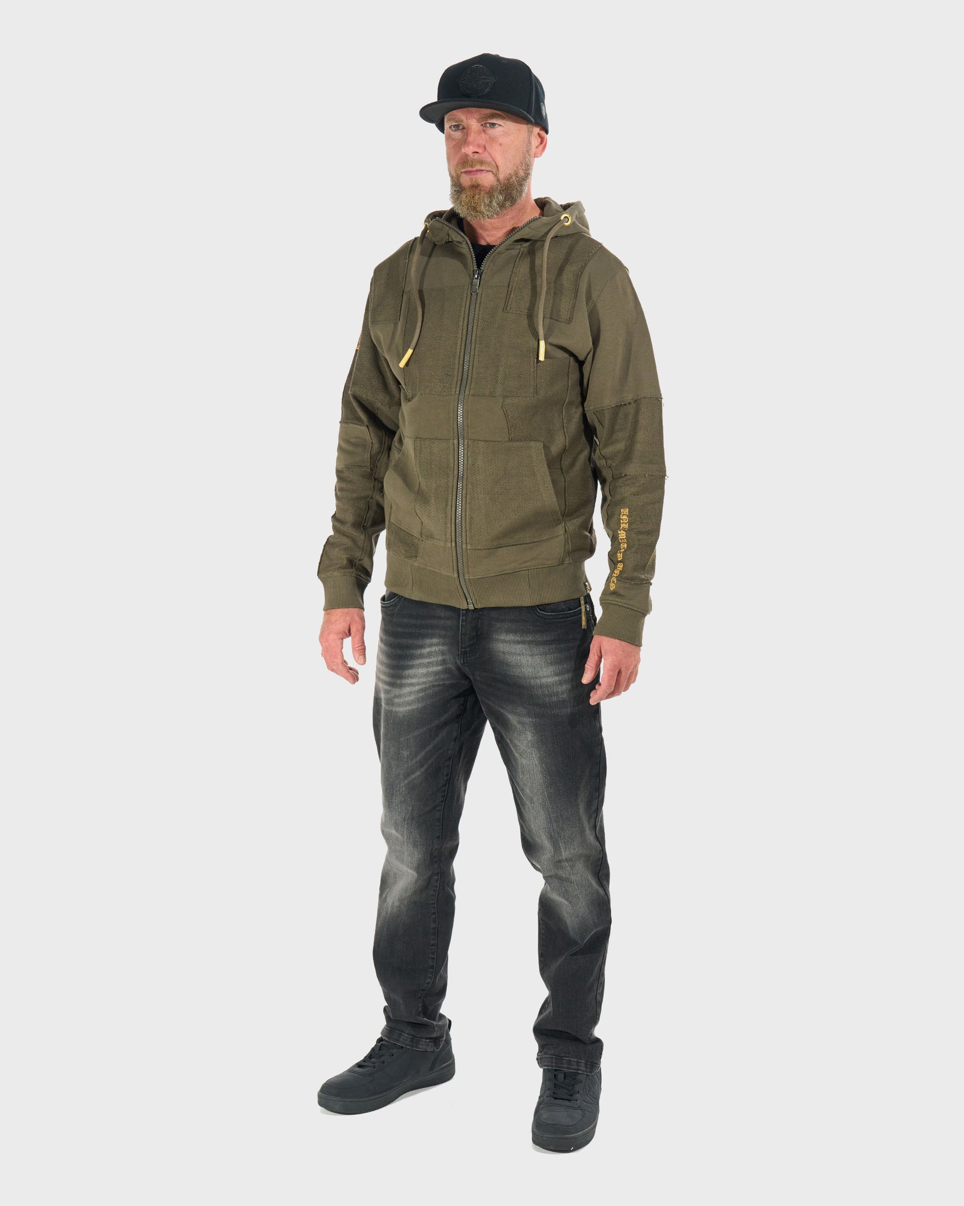 Pánska mikina CARTER III KHAKI