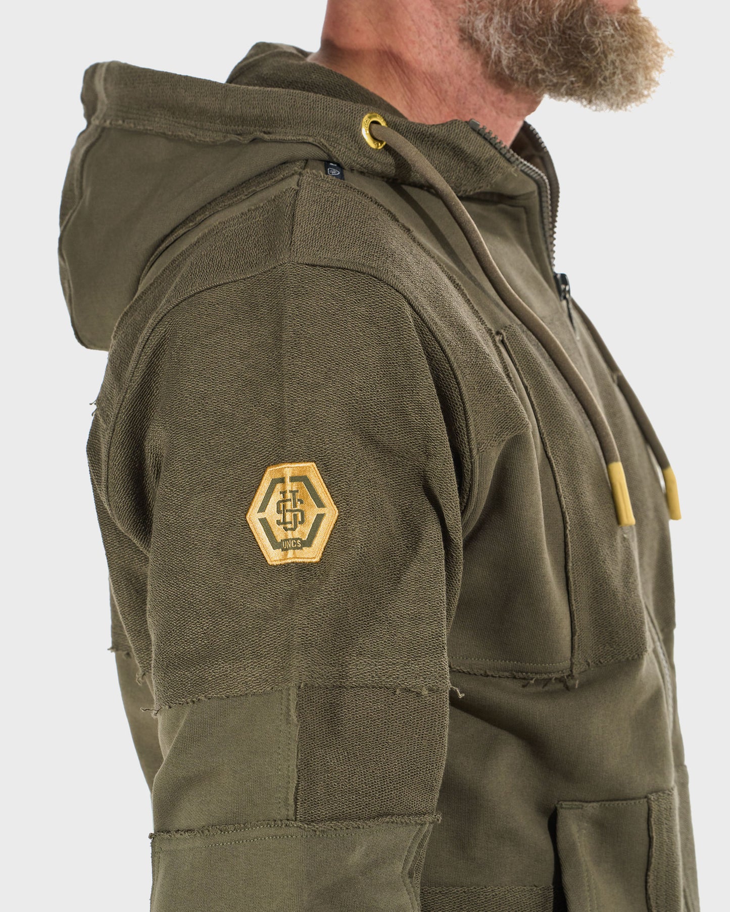 Pánska mikina CARTER III KHAKI