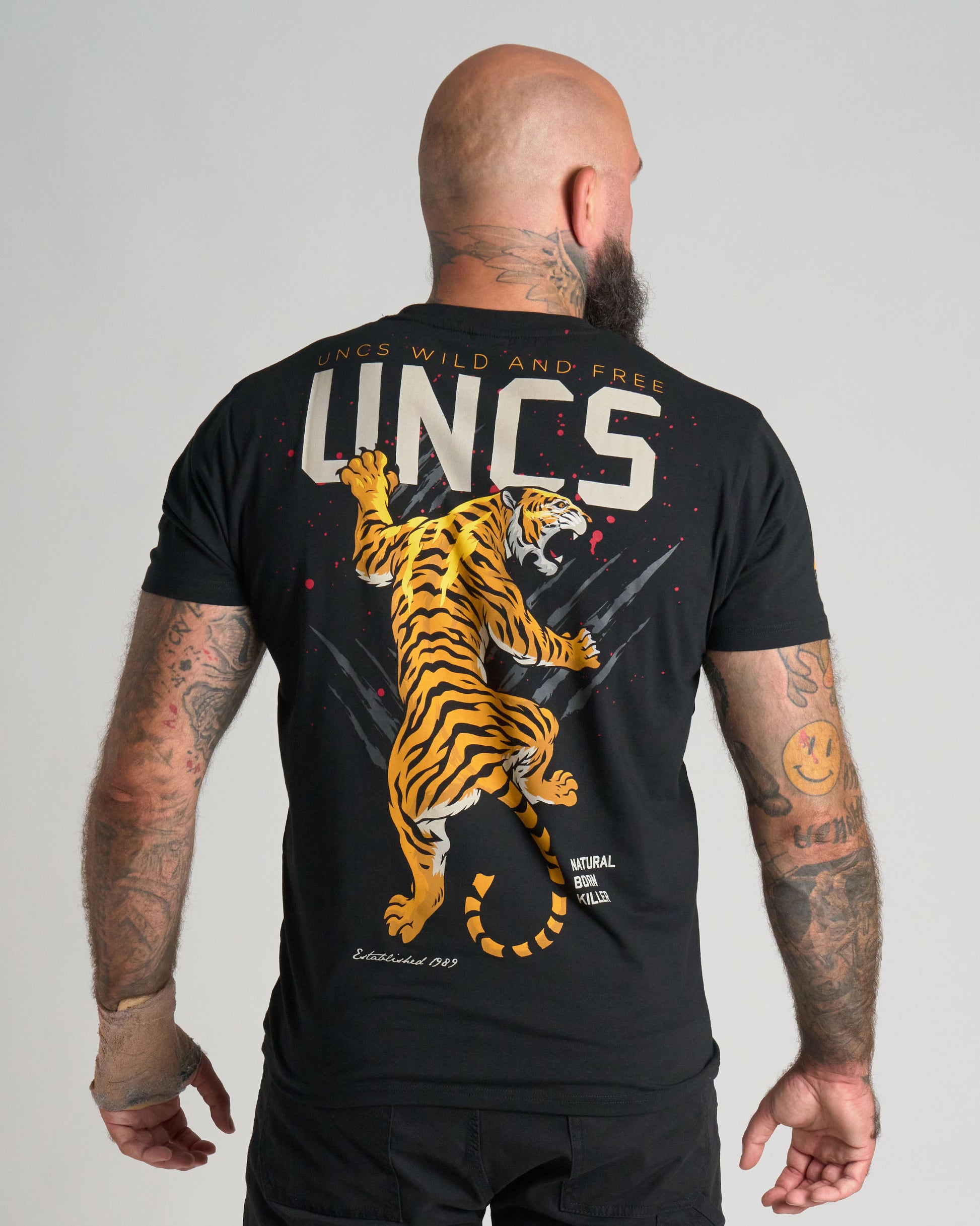 Pánske tričko TIGER II BLACK