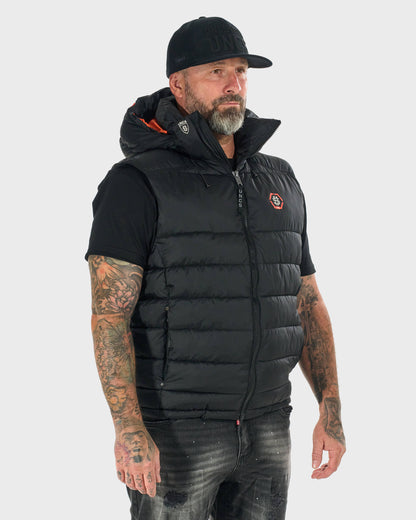 Pánska vesta FLINT II BLACK/ORANGE