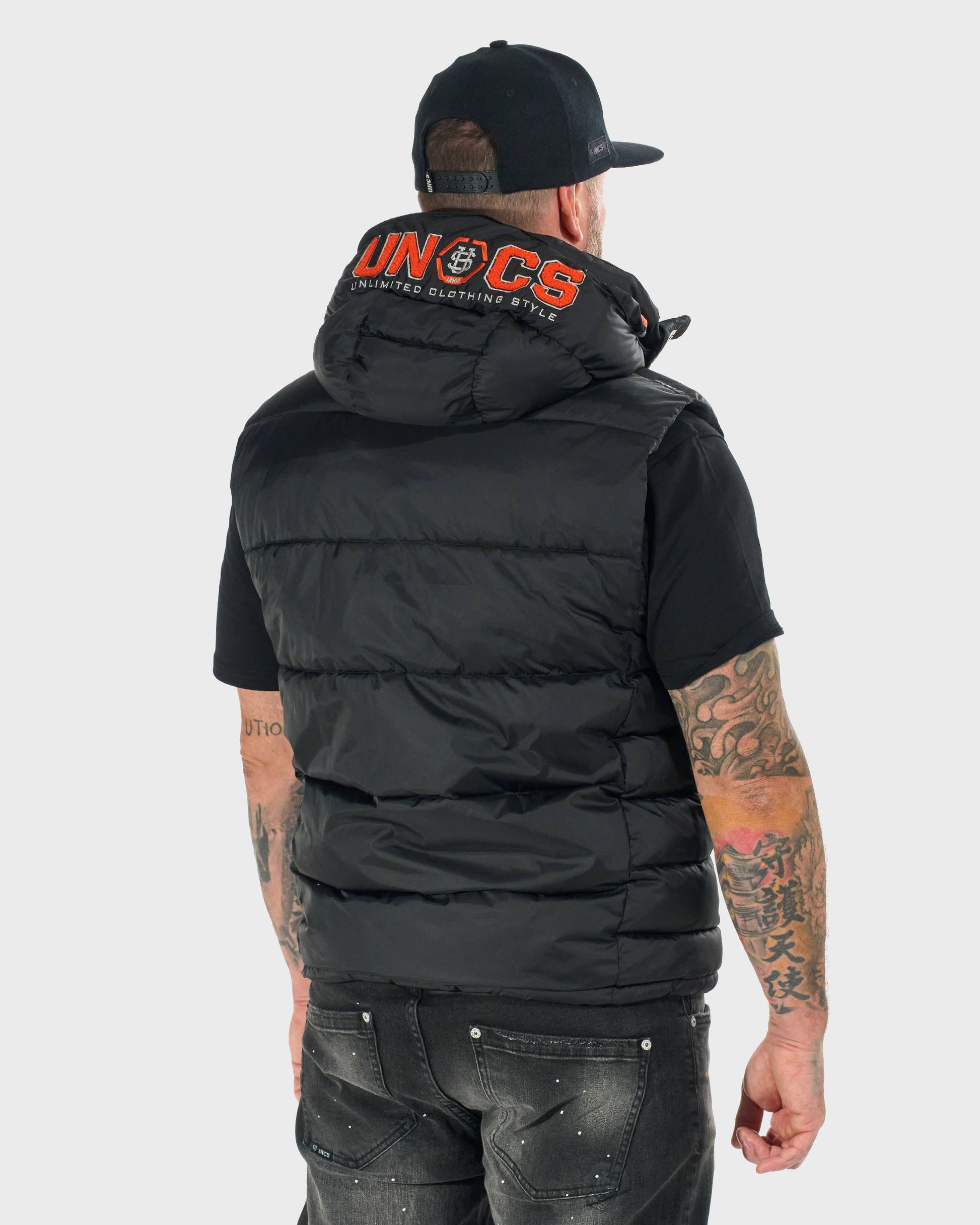 Pánska vesta FLINT II BLACK/ORANGE