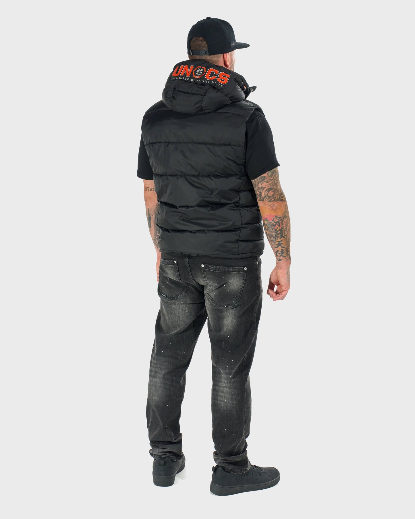 Pánska vesta FLINT II BLACK/ORANGE