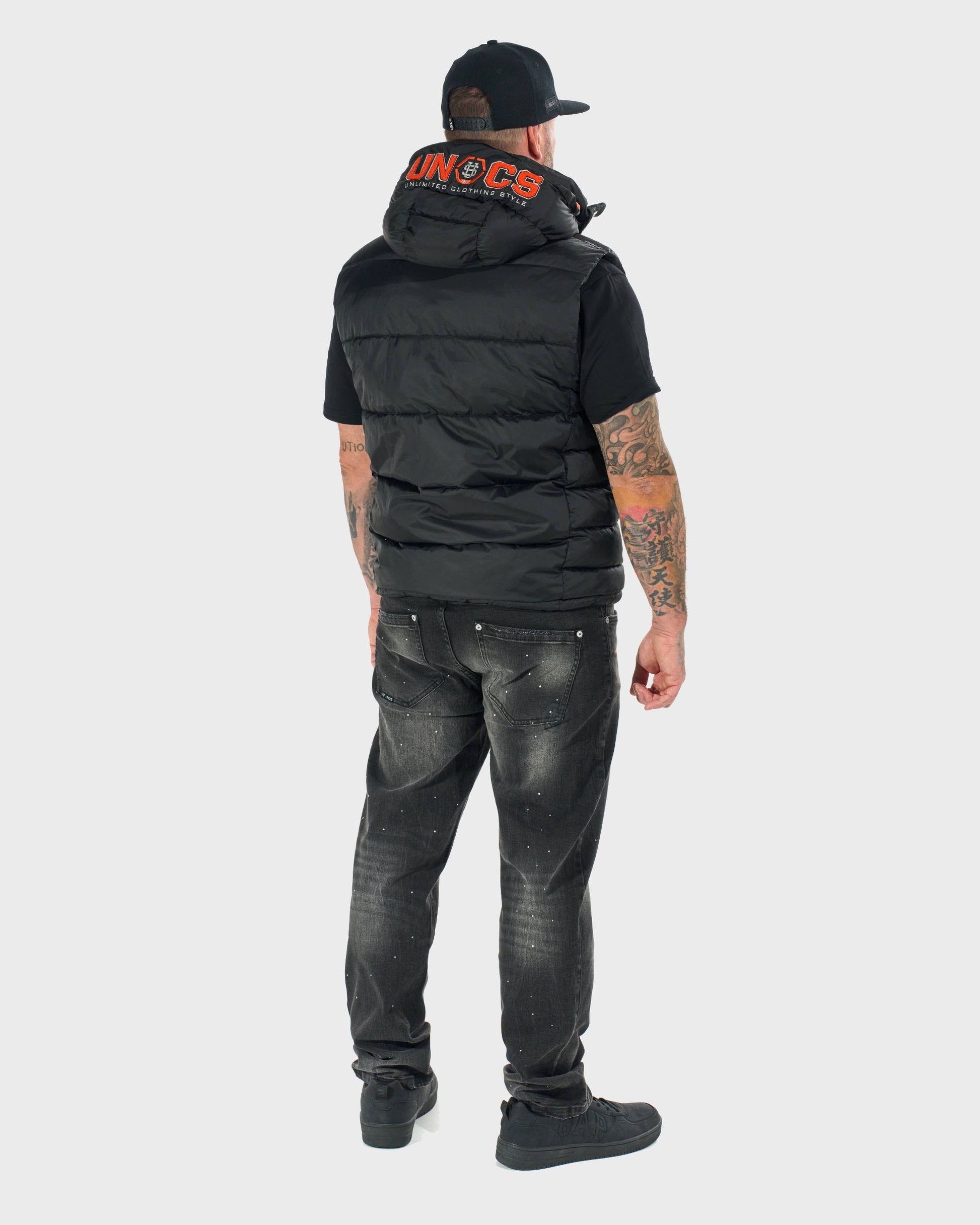 Pánska vesta FLINT II BLACK/ORANGE