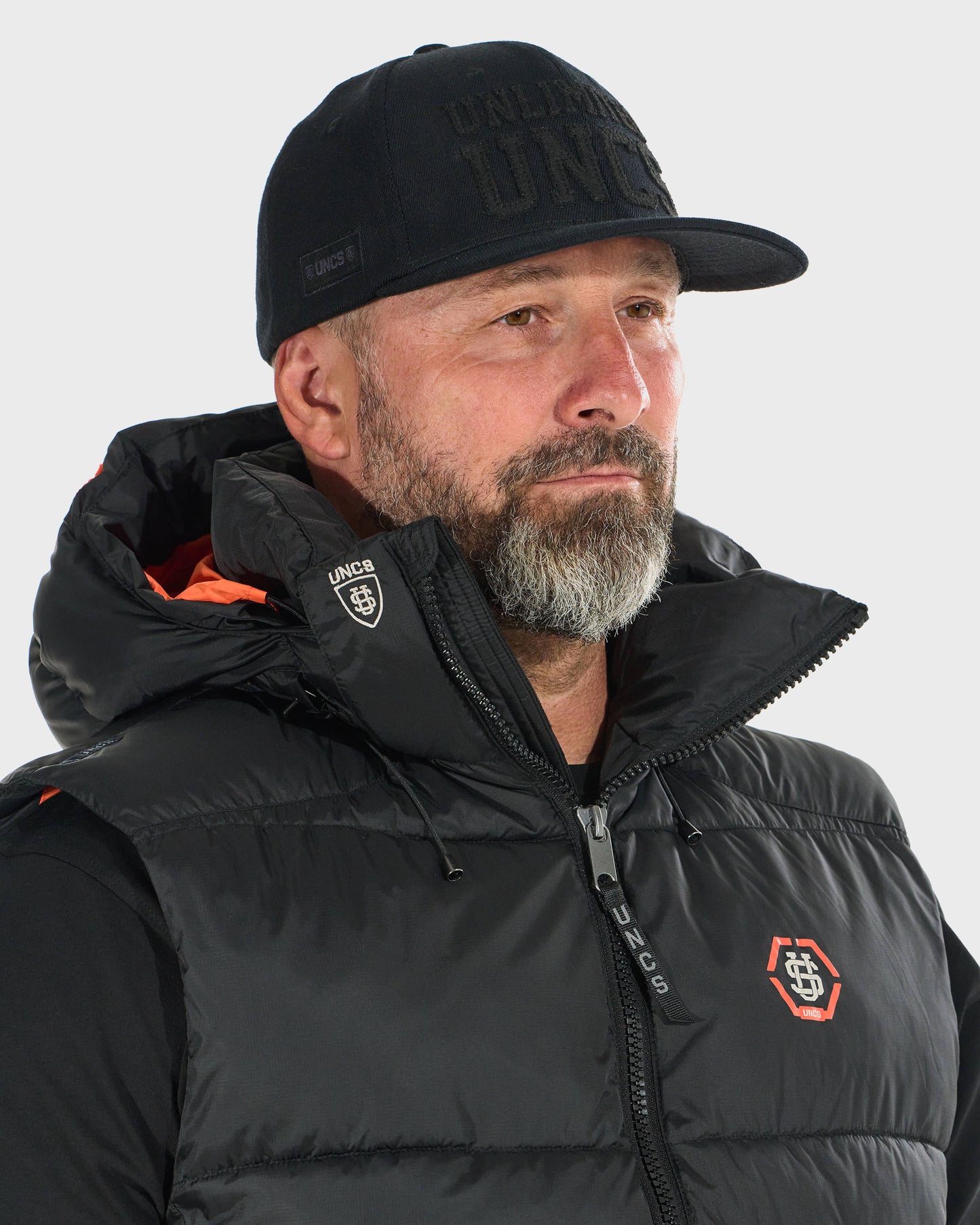 Pánska vesta FLINT II BLACK/ORANGE