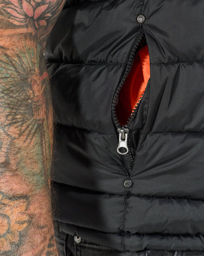 Pánska vesta FLINT II BLACK/ORANGE