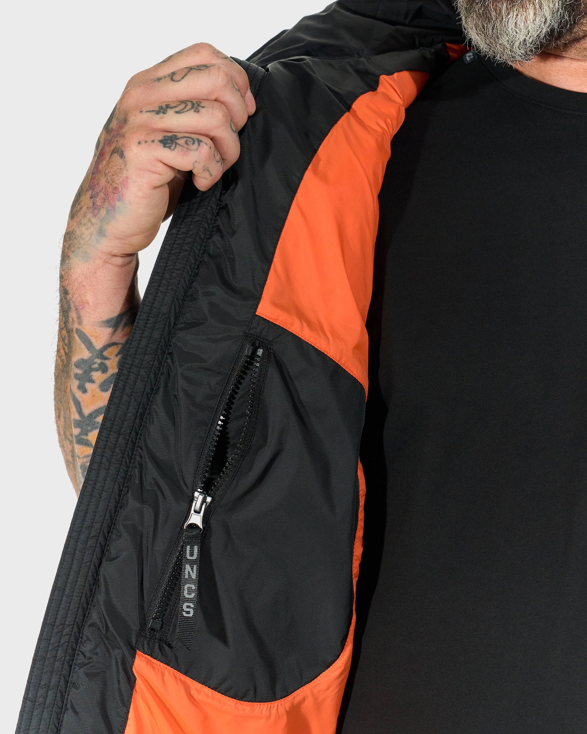 Pánska vesta FLINT II BLACK/ORANGE