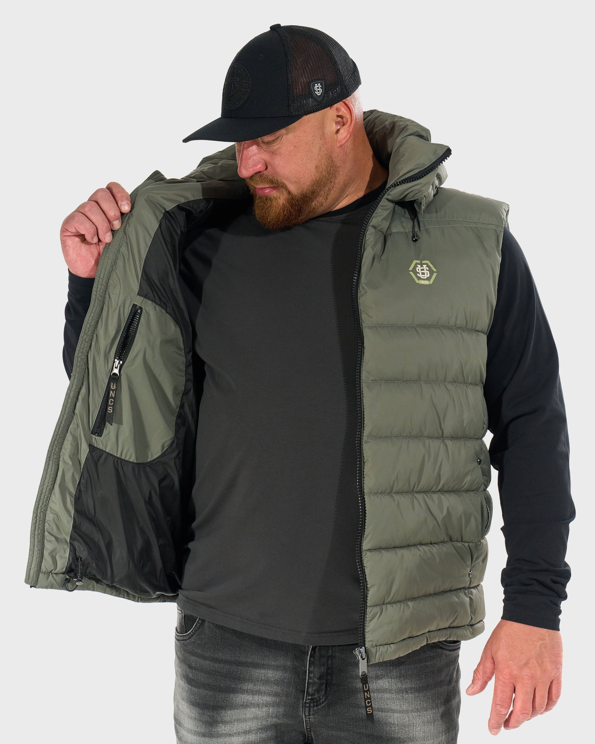 Pánska vesta FLINT II KHAKI