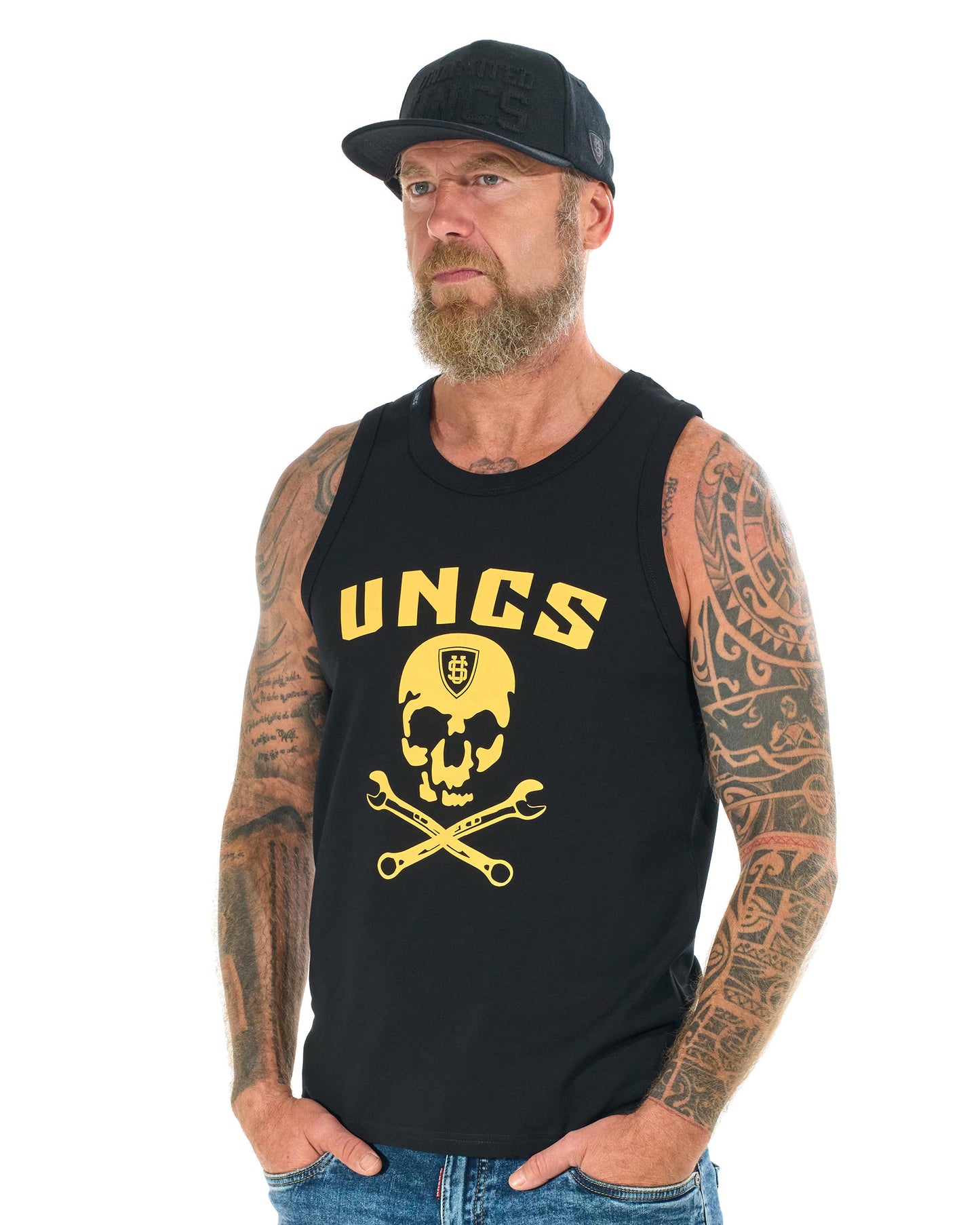 Pánsky top WRENCH BLACK/YELLOW