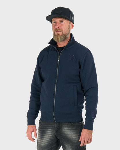 Pánska mikina HEXAGON DARK BLUE