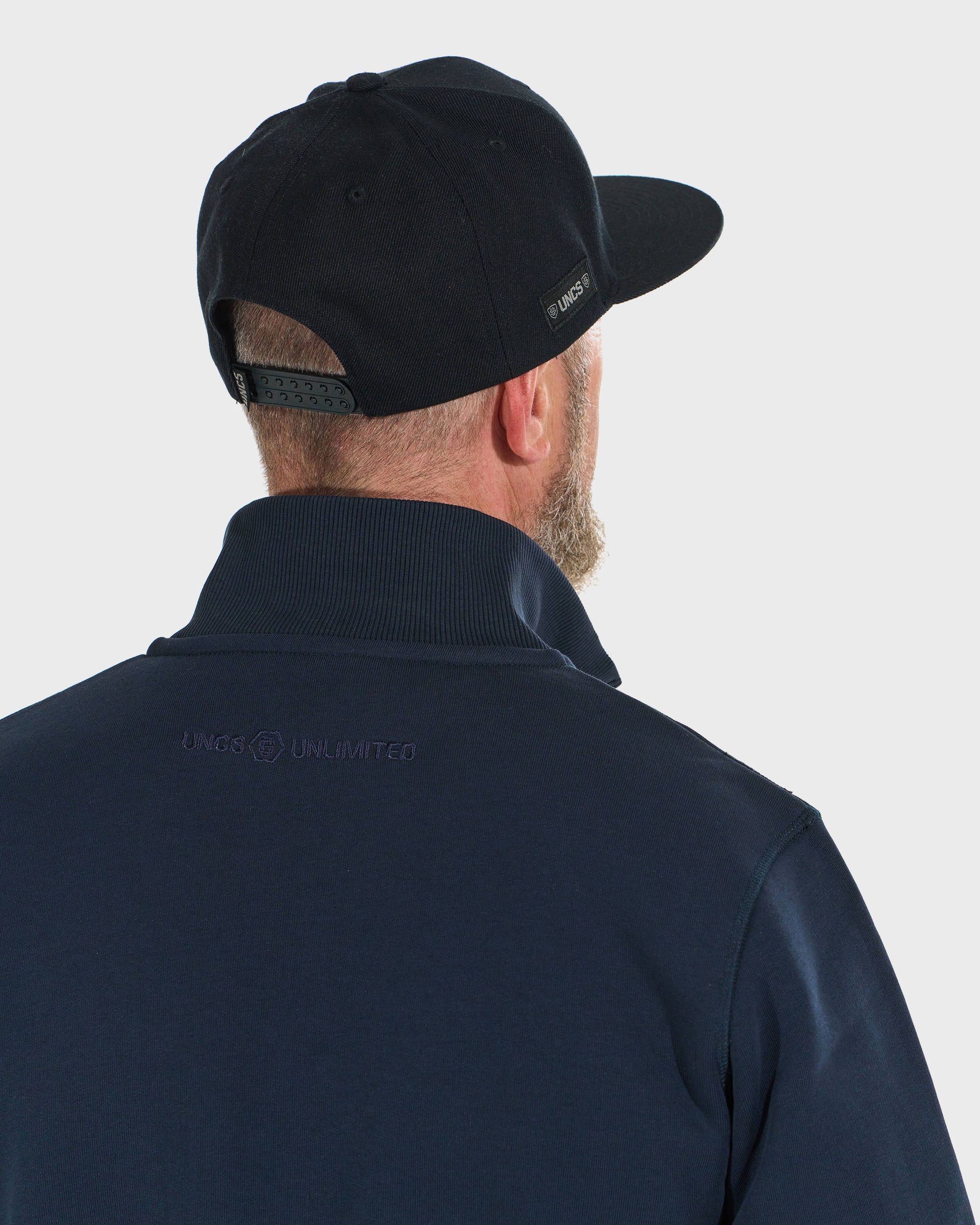 Pánska mikina HEXAGON DARK BLUE
