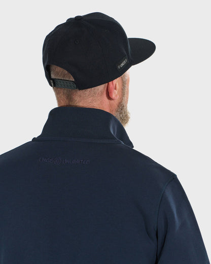 Pánska mikina HEXAGON DARK BLUE