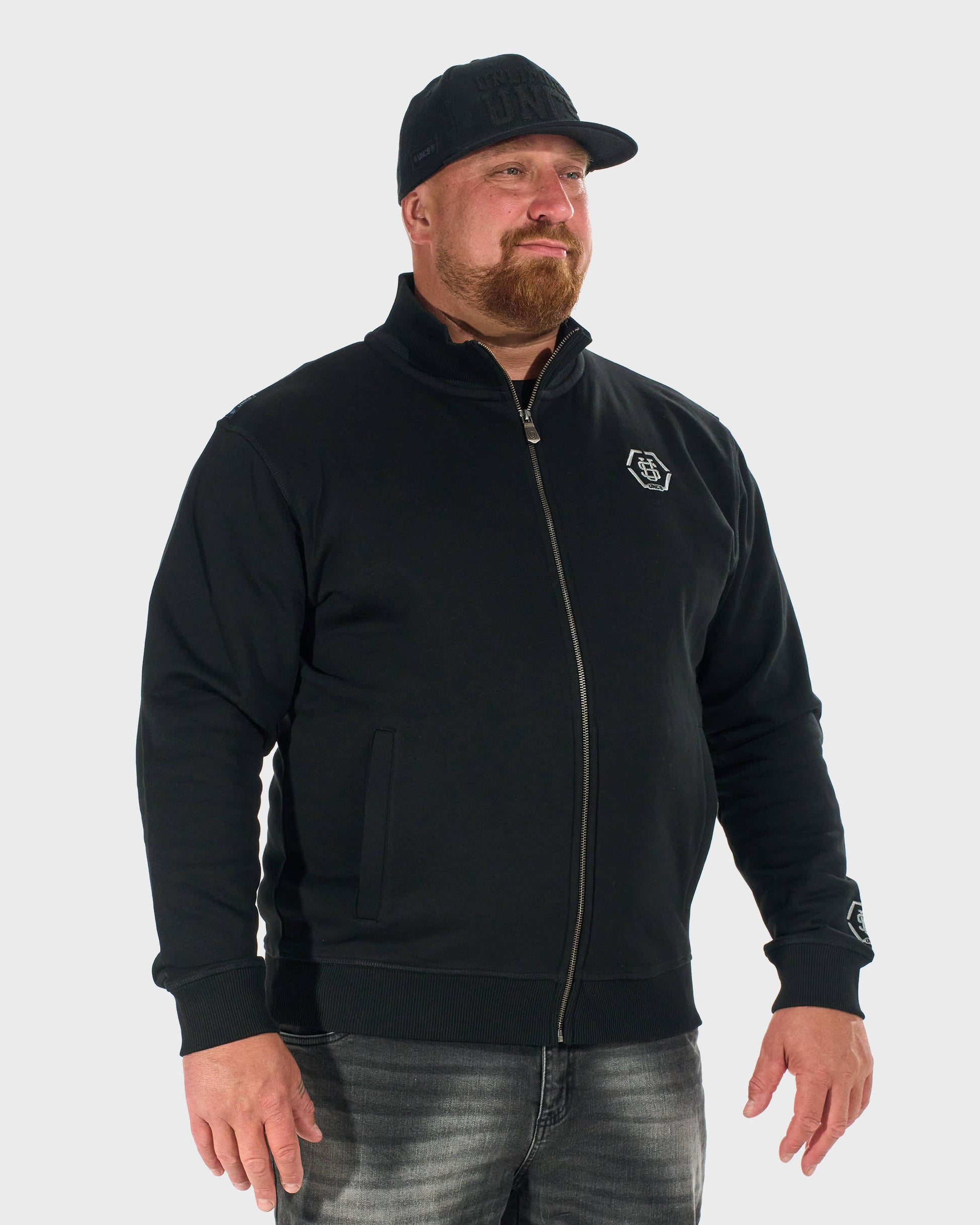 Pánska mikina HEXAGON BLACK