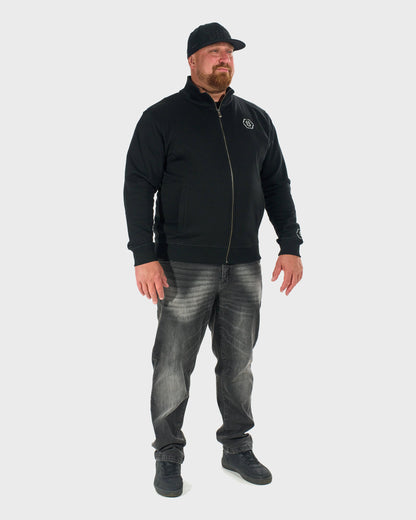 Pánska mikina HEXAGON BLACK