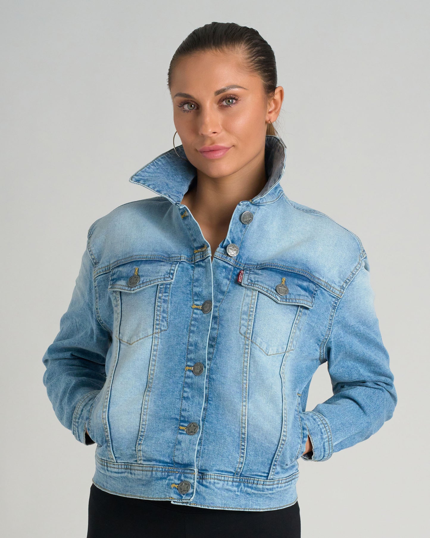 Dámska bunda KATHRYN DENIM BLUE