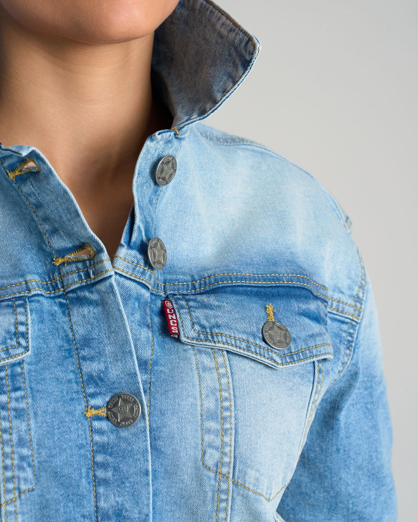 Dámska bunda KATHRYN DENIM BLUE
