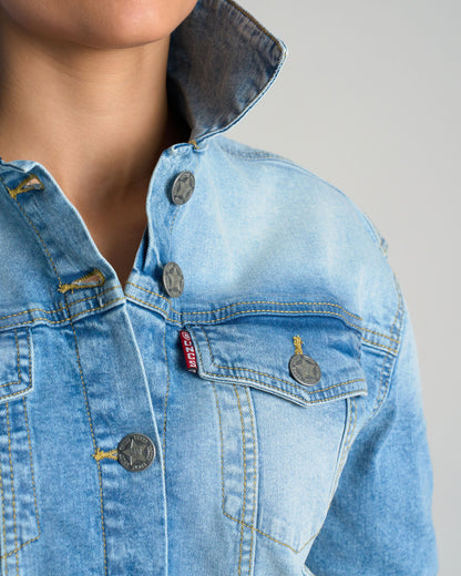 Dámska bunda KATHRYN DENIM BLUE