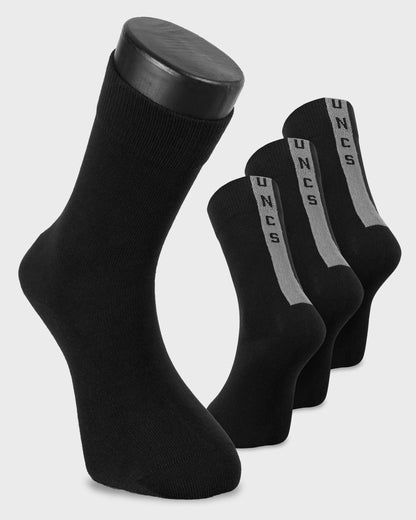 Pánske ponožky BAXTER (3 páry) BLACK/GREY