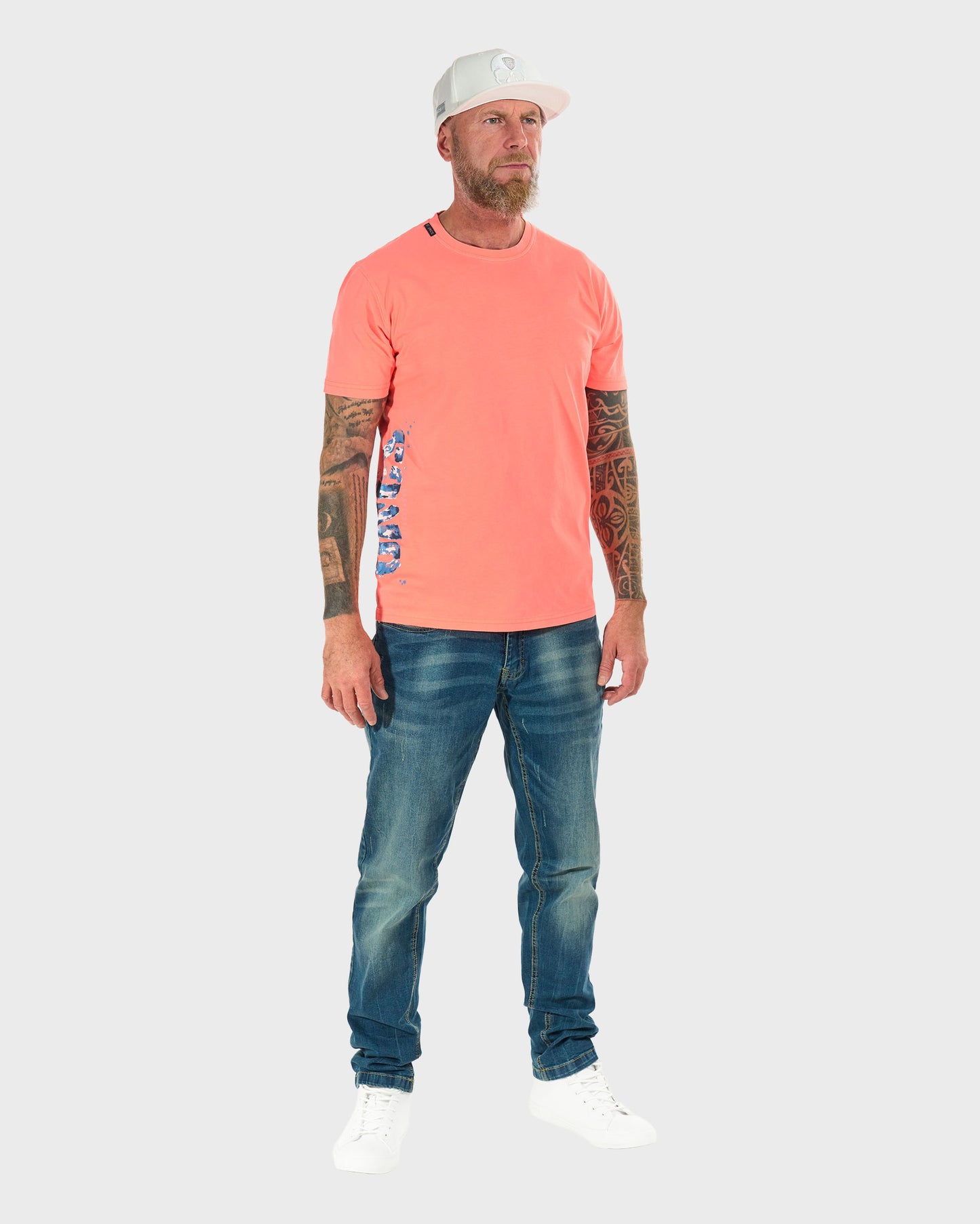 Pánske tričko RODNEY IV FIERY CORAL