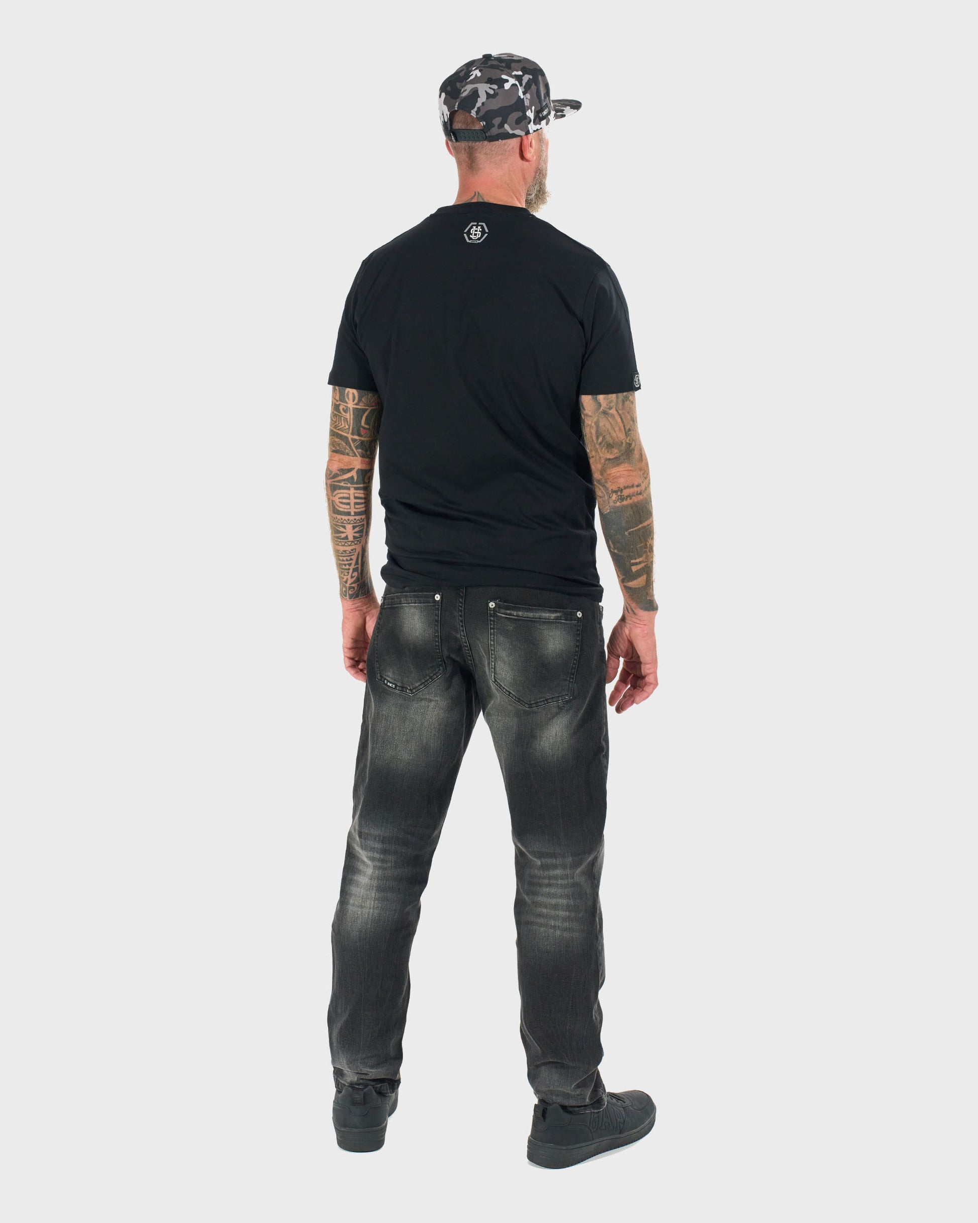 Pánske tričko RODNEY III BLACK/GREY