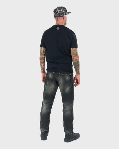 Pánske tričko RODNEY III BLACK/GREY