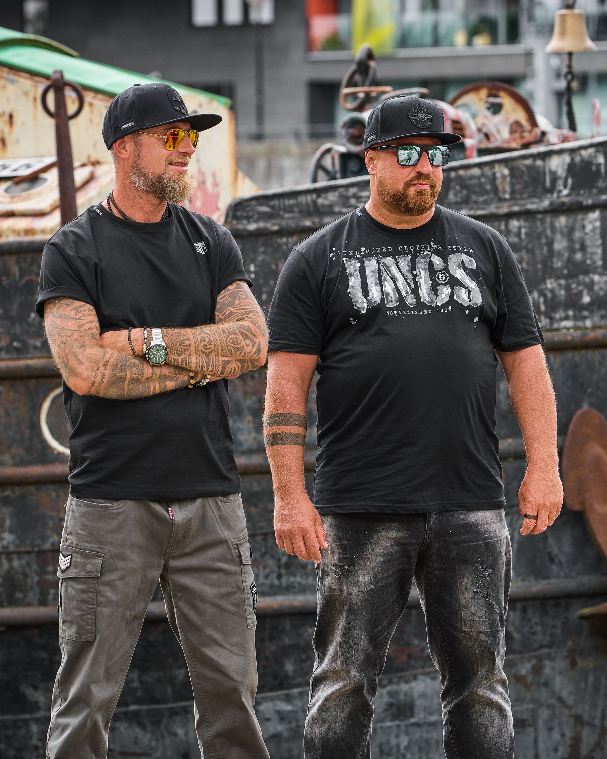 Pánske tričko RODNEY III BLACK/GREY