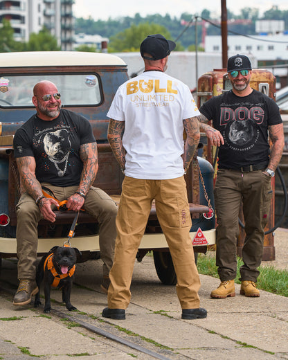 Pánske tričko BULL II WHITE