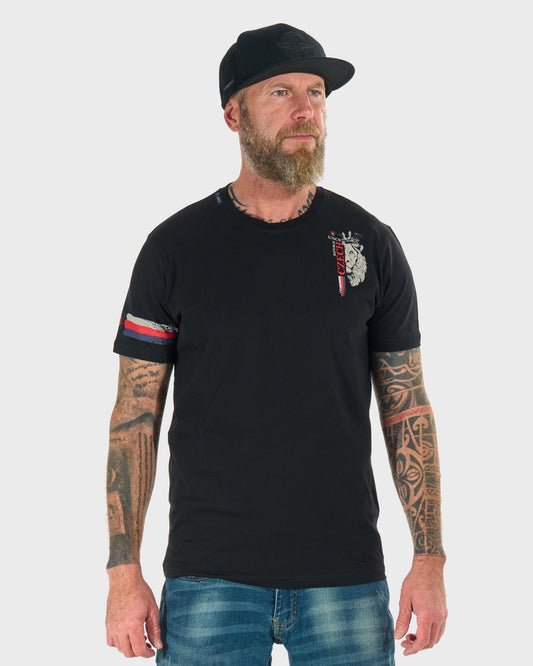 Pánske tričko CZECH REPUBLIC III BLACK