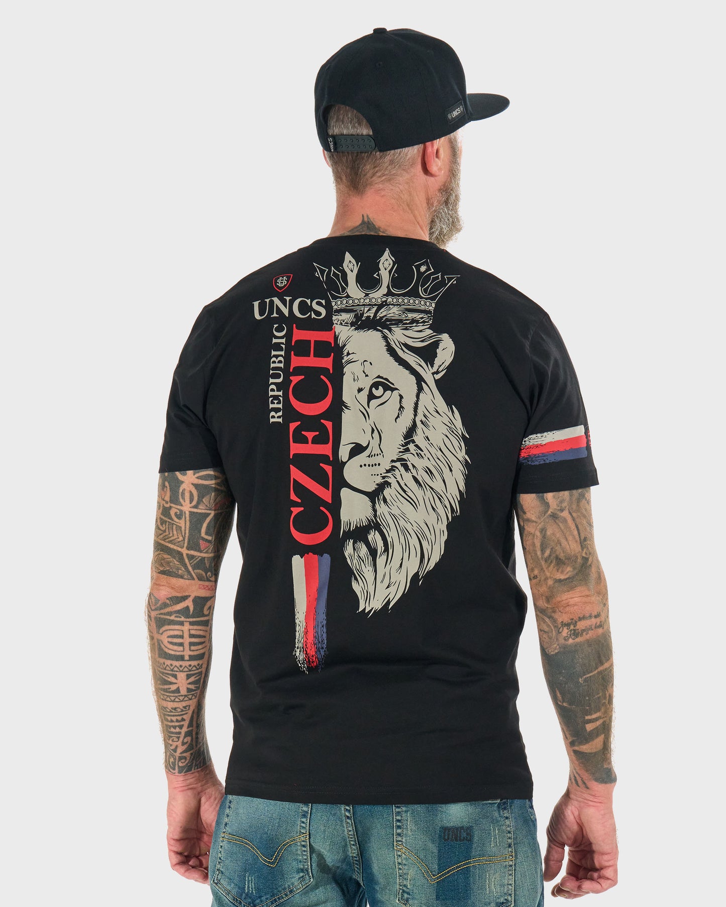 Pánske tričko CZECH REPUBLIC III BLACK