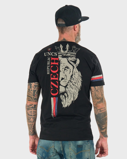 Pánske tričko CZECH REPUBLIC III BLACK