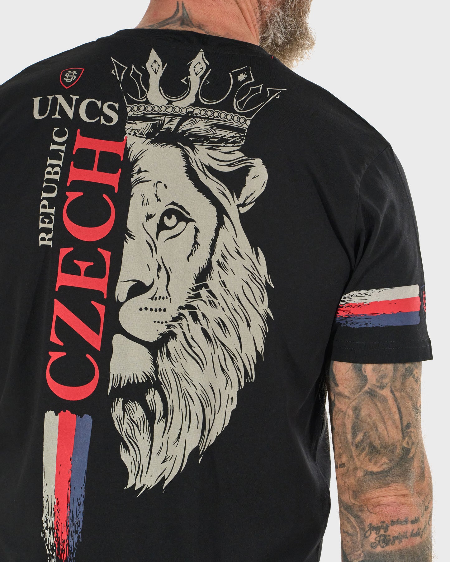 Pánske tričko CZECH REPUBLIC III BLACK