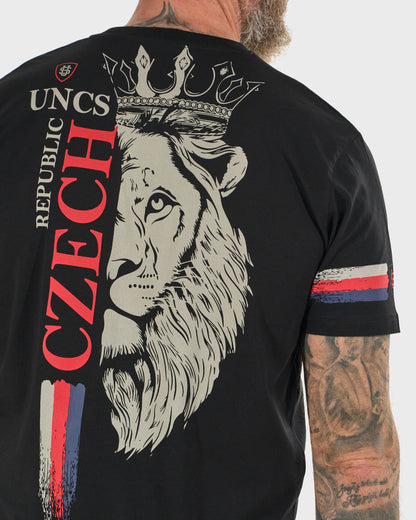 Pánske tričko CZECH REPUBLIC III BLACK