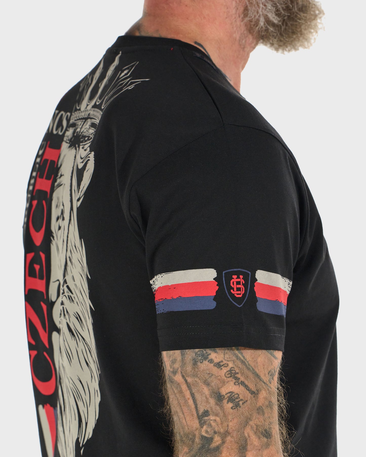 Pánske tričko CZECH REPUBLIC III BLACK