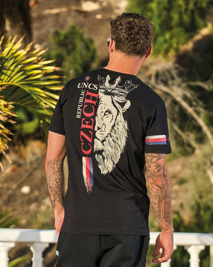 Pánske tričko CZECH REPUBLIC III BLACK