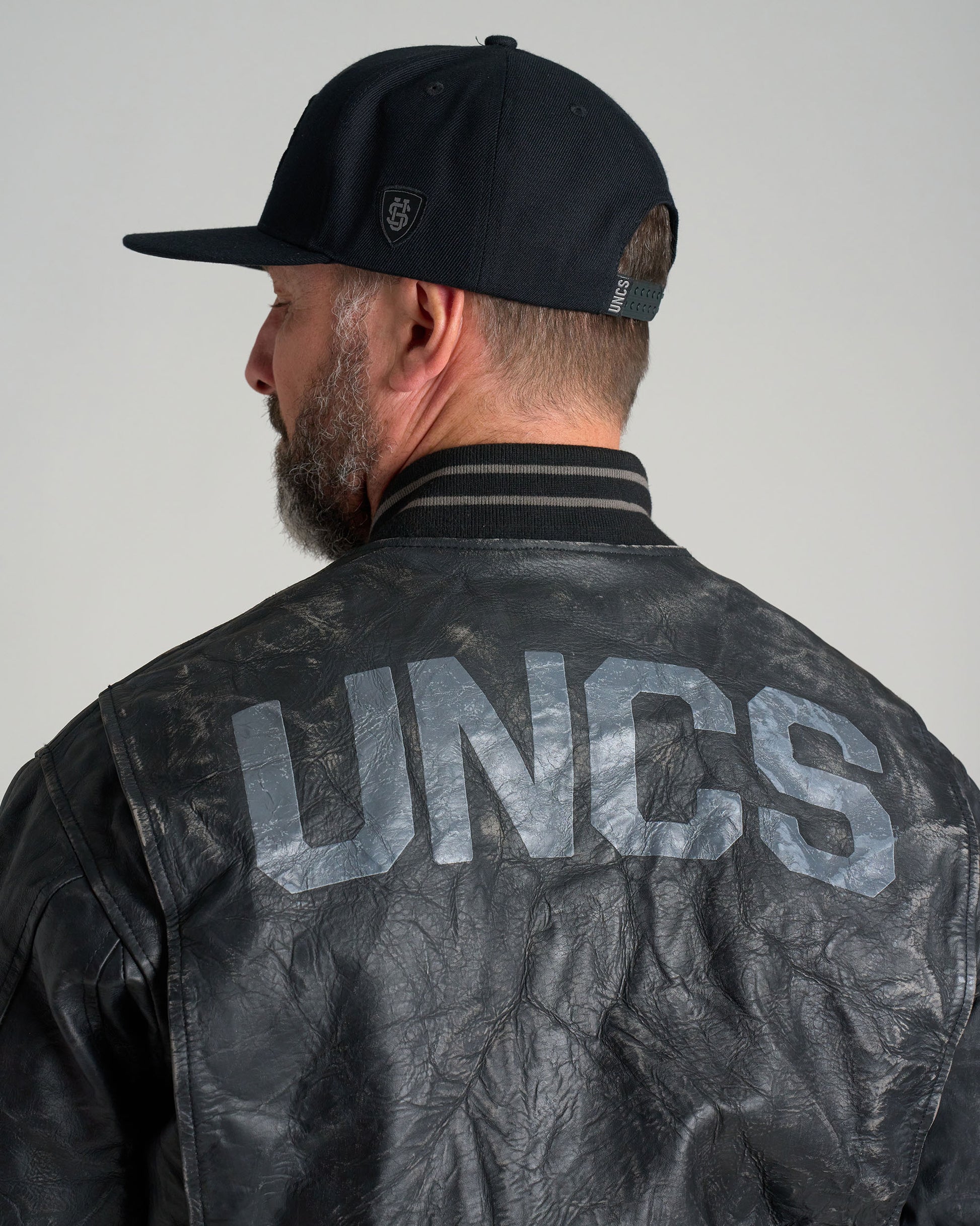 Pánska kožená bunda BIKER II BLACK