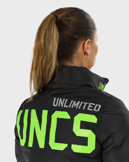 Dámska bunda JOANA BLACK/GREEN