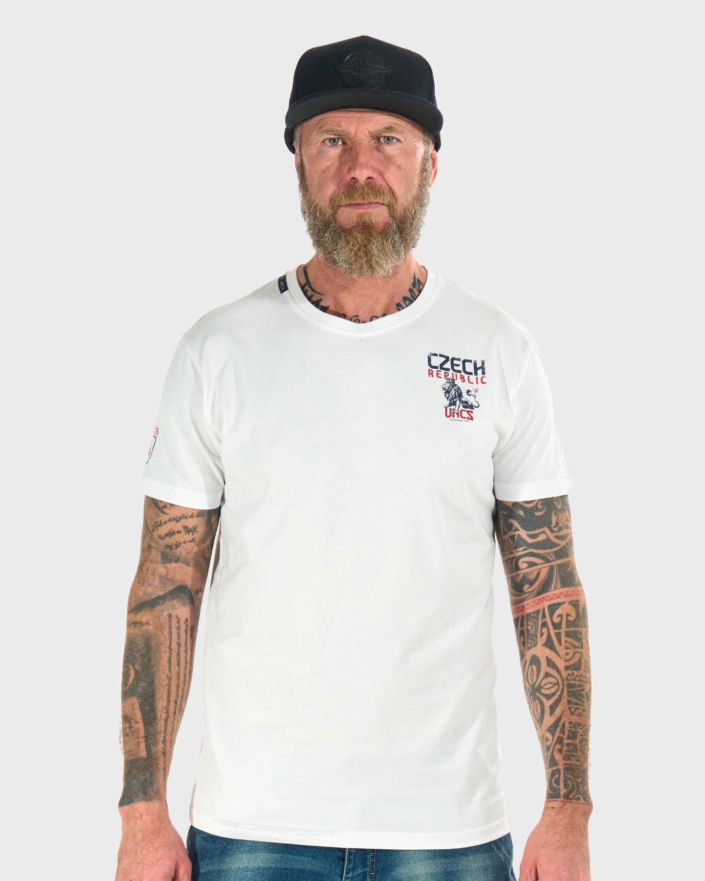 Pánske tričko CZECH REPUBLIC WHITE
