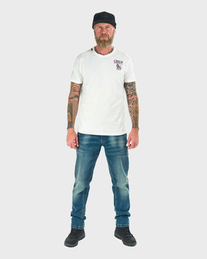 Pánske tričko CZECH REPUBLIC WHITE