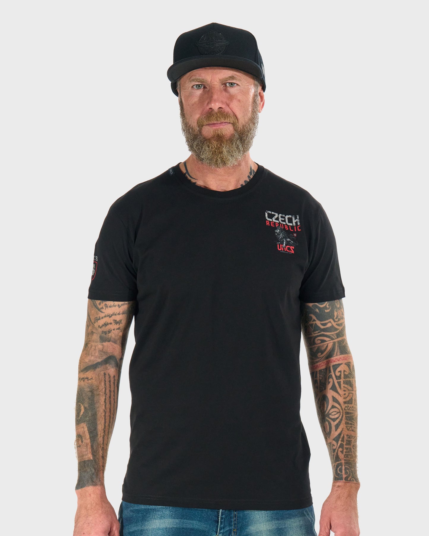 Pánske tričko CZECH REPUBLIC BLACK