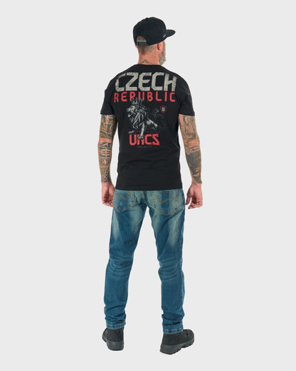 Pánske tričko CZECH REPUBLIC BLACK